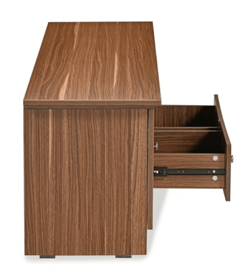 Nilkamal Iris Engineered Wood TV Cabinet | TV Entertainment Unit with 2 Drawers, 2 Shelves, and 2 Cabinet (Walnut) - Image 2
